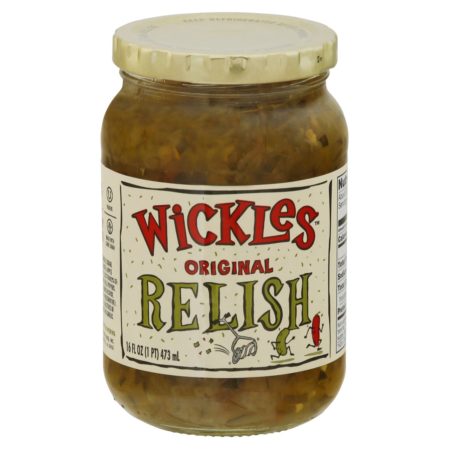 6-PACK OF PICKLE CUT ORIGINAL RELISH
