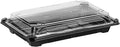 400-PACK OF Container Compostable PLA Take-out Tray with Lid Combo (9¼x4⅛x1¾")