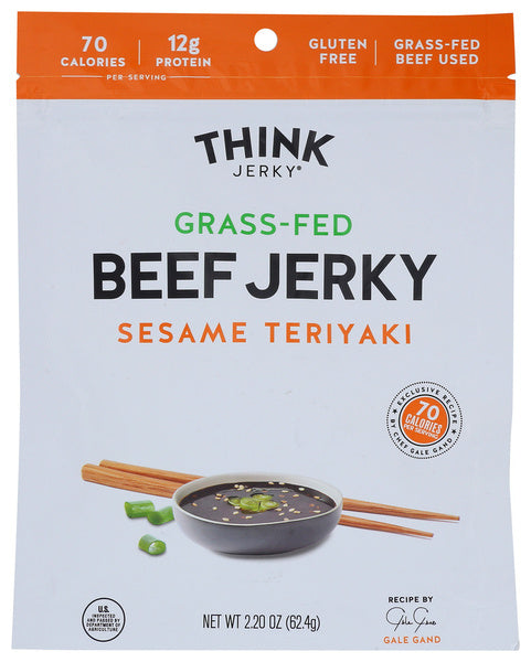 8-PACK OF BEEF JERKY SESAME TERIYAKI 2.2 OUNCE - CASE OF 8