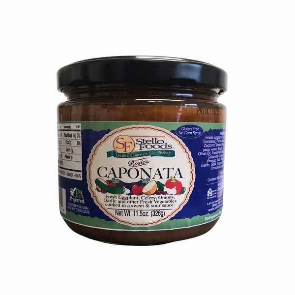 12-PACK OF Spread Caponata Rosie's, Stello Foods