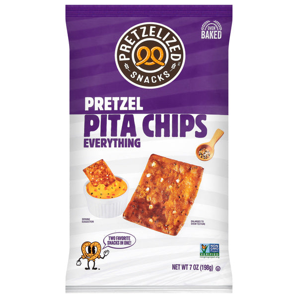 12-PACK OF CHIP PITA PRETZEL