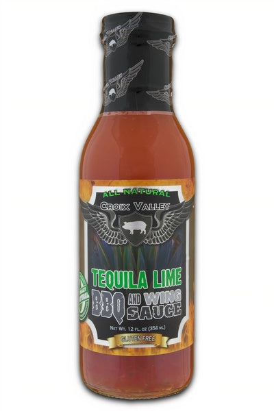 12-PACK OF Sauce BBQ Tequila Lime, Croix Valley