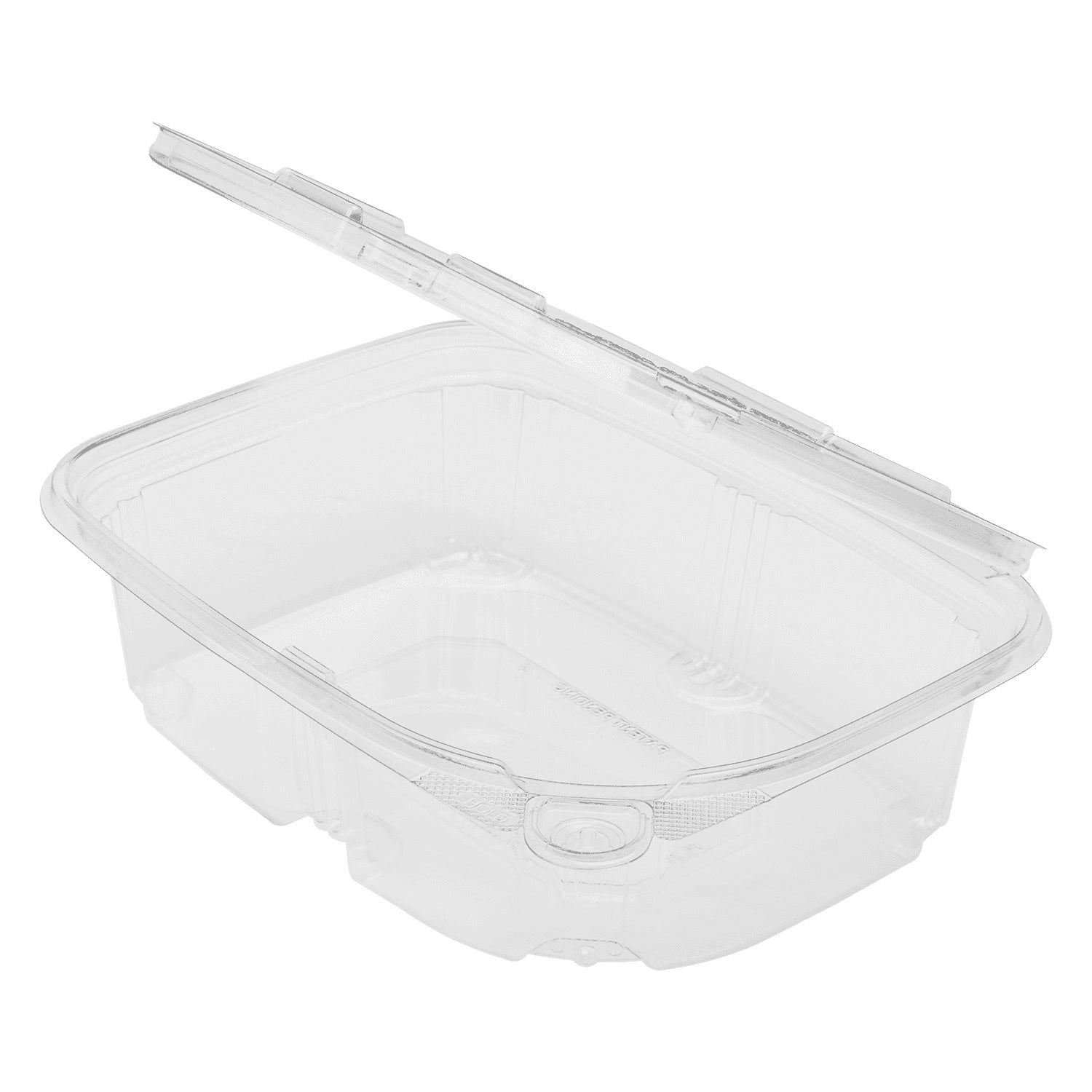 200-PACK OF Container Takeout Karat 200 sets 24 oz PET Plastic Tamper Resistant Hinged Deli Containers with Lid