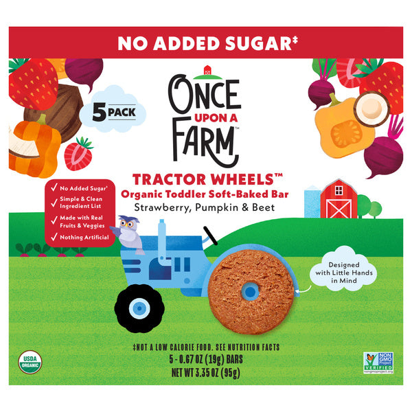 8-PACK OF SNACK BAR STRAWBERRY PUMPKIN BEET