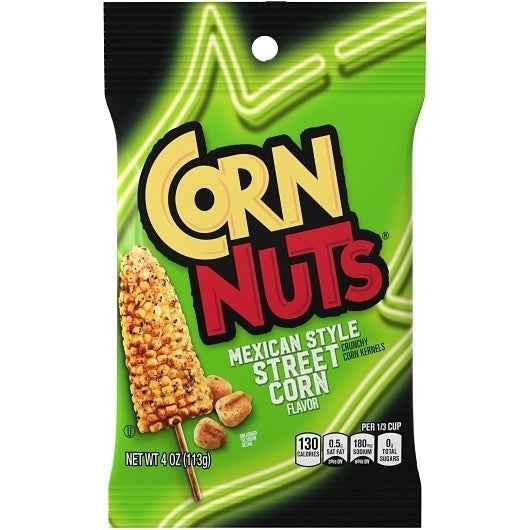12-PACK OF Mexican Street Corn Crunchy Corn Kernels Corn Nuts, 12 - 4 Oz