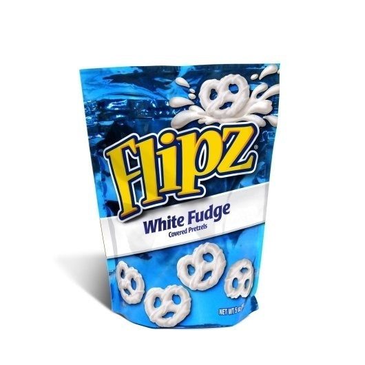 6-PACK OF White Fudge Covered Pretzels Flipz Pretzels, 6 - 5 Oz