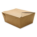 160-PACK OF Container Food GEN KS10123 Kraft Paper Take-Out Box - 110 oz Reclosable Containers (160 Count) for Food, Appetizers, and Gifts
