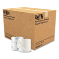 96-PACK OF GEN GN218 Septic Safe Standard Bath Tissue Rolls - Individually Wrapped White Rolls (1000 Sheets/Roll, 96 Rolls/Carton)