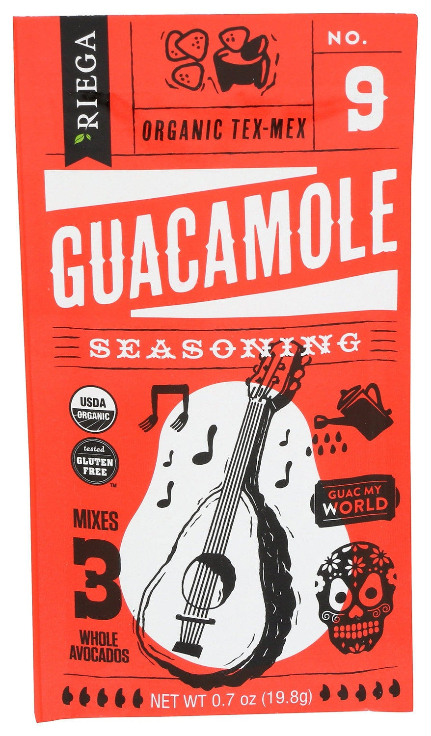 8-PACK OF SEASONING GUACAMOLE GLUTEN FREE