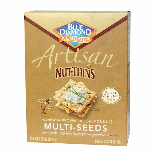 12-PACK OF Cracker Snack Blue Diamond 4.25 oz