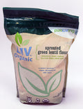 6-PACK OF Flour Organic Sprouted, Green Lentil, 6 x 24 oz (K) (GF)