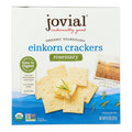 10-PACK OF Cracker Snack Sour Dough Einkorn Rosemary Jovial 4.5 oz