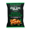 6-PACK OF Snack Pork Rinds Onion & Sour Cream Party Size, Pork King Good