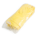 12PAIR-PACK OF GLOVE LATEX FLOCK LINED YEL