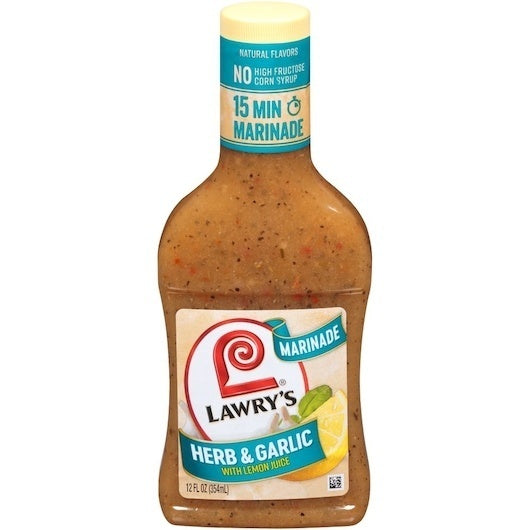 6-PACK OF Garlic, Herb & Lemon Marinade Sauce Lawry's, 6 - 12 Fo