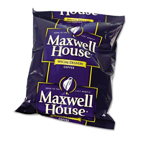 42-PACK OF Coffee Ground Maxwell House Special Delivery Regular Ground Coffee - 1.2 oz Filter Pack (42 Count) - Rich and Full-Bodied Flavor