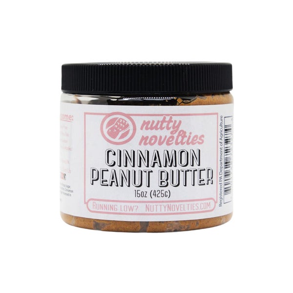 12-PACK OF Peanut Butter Cinnamon, Nutty Novelties