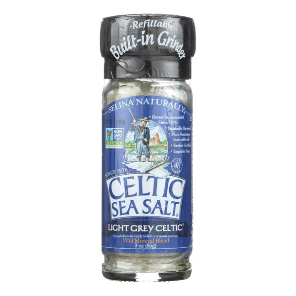 6-PACK OF SALT SEA LIGHT GREY CELTIC WITH GRINDER
