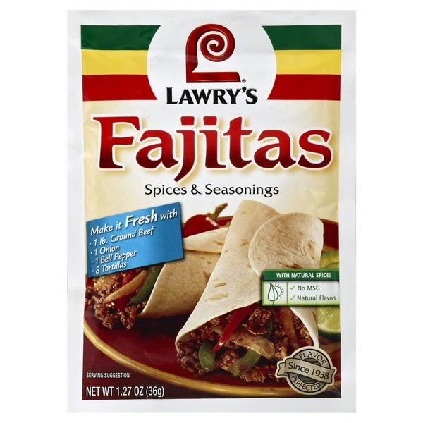 12-PACK OF SEASONING FAJITA FAJITAS 1.27 OUNCE - CASE OF 12