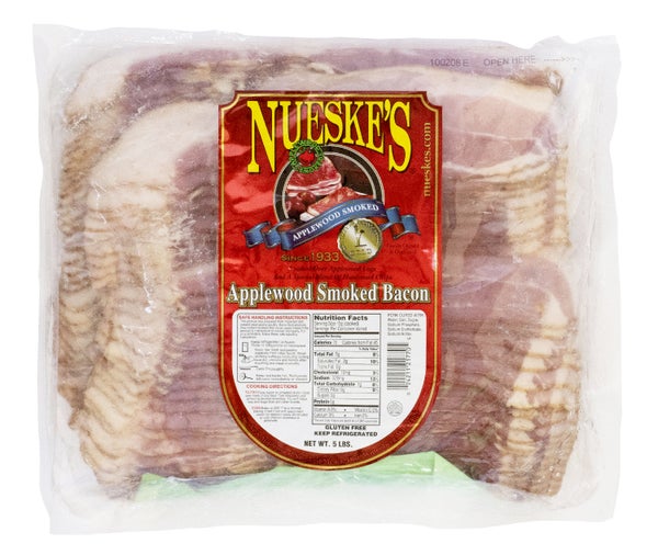 5 LB-PACK OF BACON SLICED APPLEWOOD SMKD