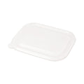 400-PACK OF Lid Plastic World Centric Compostable PLA Lids for Fiber Containers - Clear 8.8 x 6.9 x 0.8 Inches (400 Count)