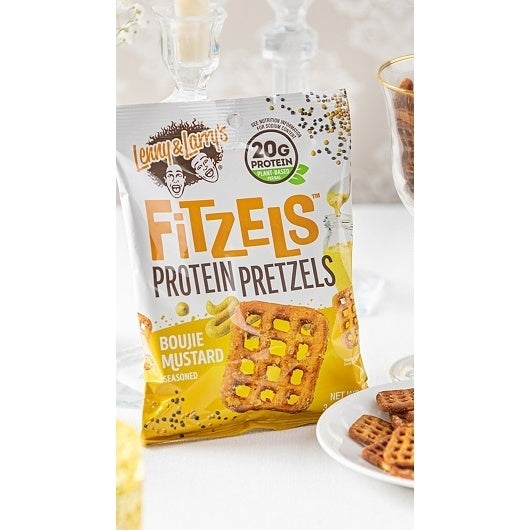 8-PACK OF Pretzel Mustard Boujie Lenny & Larrys 3 oz