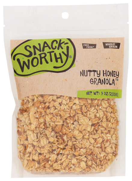 12-PACK OF SNACK GRANOLA NUTTY HONEY 9 OUNCE - CASE OF 12