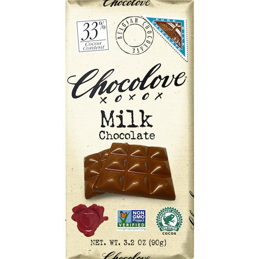12-PACK OF Candy Box Milk Chocolate Chocolove 3.2 oz