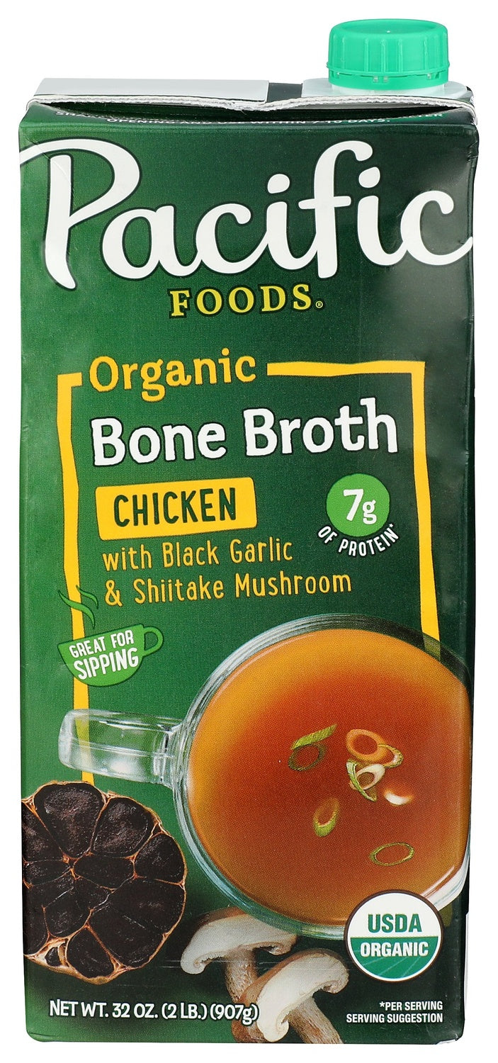 12-PACK OF BROTH CHICKEN BLACK GARLIC AND SHIITAKE MUSHROOM