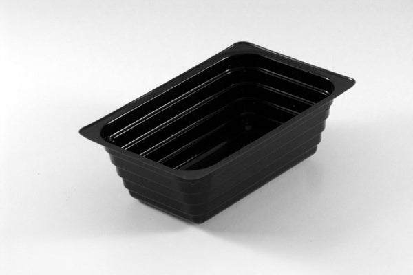 1000-PACK OF TRAY PLAS PRTION BLK 4.97X3.33