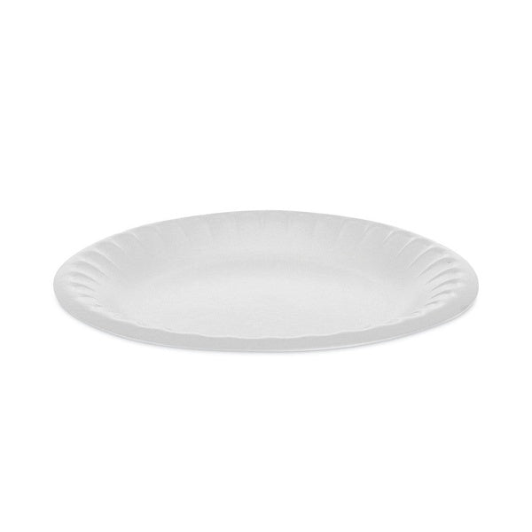 1000-PACK OF Plate Foam Pactiv Corp. YTH100060000 Unlaminated Foam Plates - 6 Inch White Disposable Dinnerware (1000 Count)