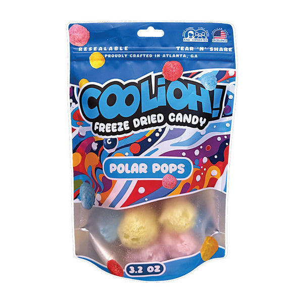 6-PACK OF Candy Freeze Dried Polar Pops, Boomin' Brands