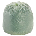 50-PACK OF Eco-Friendly Stout 32 Gallon Trash Bags by Envision - 0.85 Mil Heavy-Duty Green Bags (50 Count) for Efficient Waste Disposal