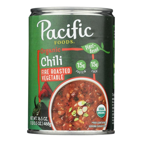12-PACK OF CHILI CAN PLANT BASED FIRE ROASTED VEGETABLE