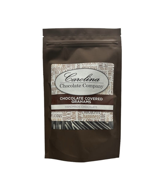 18-PACK OF Chocolate Dipped Grahams, Carolina Chocolate Company