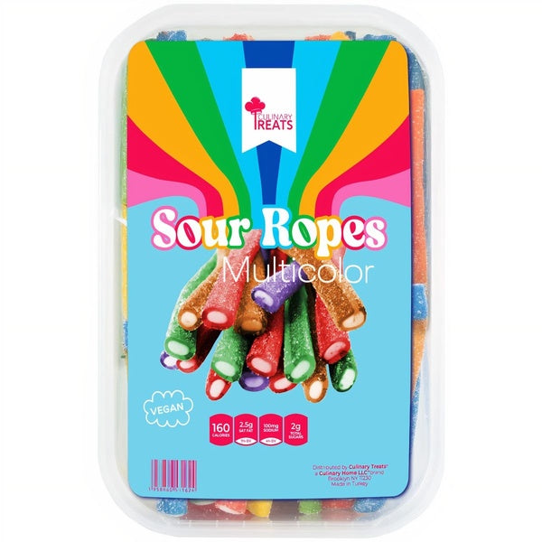 24-PACK OF CANDY SOUR ROPES MULTICOLOR, Culinary Home
