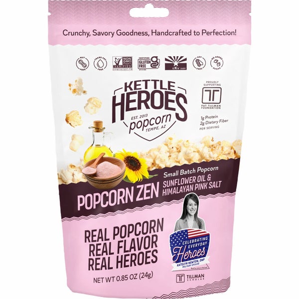 24-PACK OF Popcorn Zen - Snack Pack, Kettle Heroes Popcorn