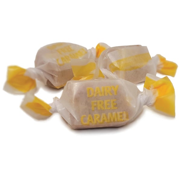 3-PACK OF Candy Caramels Vanilla Dairy Free Vegan Bulk (approx. 38 caramels), AvenueSweets