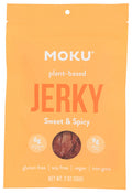 8-PACK OF BEEF JERKY PLANT-BASED, SWEET & SPICY 2 OUNCE - CASE OF 8