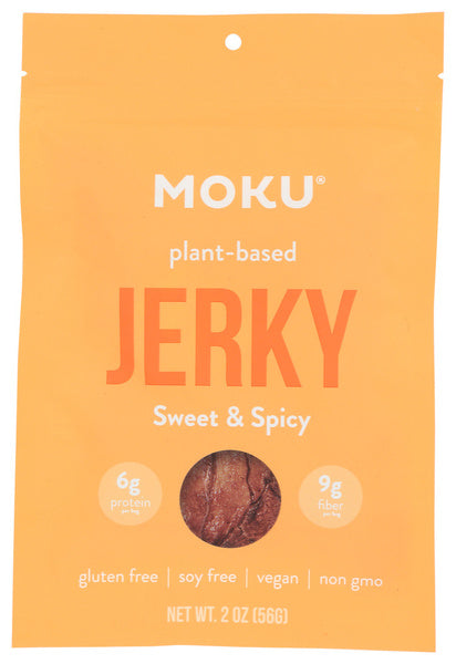 8-PACK OF BEEF JERKY PLANT-BASED, SWEET & SPICY 2 OUNCE - CASE OF 8