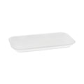 1000-PACK OF Tray Foam Pactiv Corp. 0TF117S00000 Supermarket Foam Trays - 8.3" x 4.8" x 0.65" - Durable White Trays for Food Display (1000 Count)