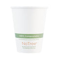 1000-PACK OF World Centric CUSU8 8 oz. NoTree Paper Hot Cups - Natural (1000/Carton)