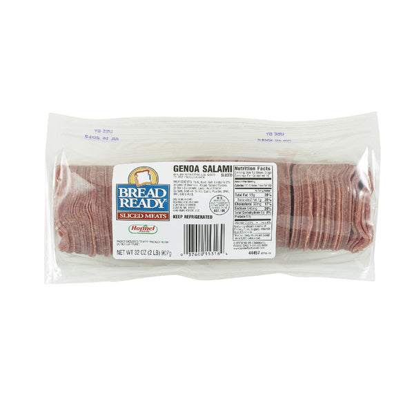 2 LB-PACK OF SALAMI GENOA SLI .125 OZ
