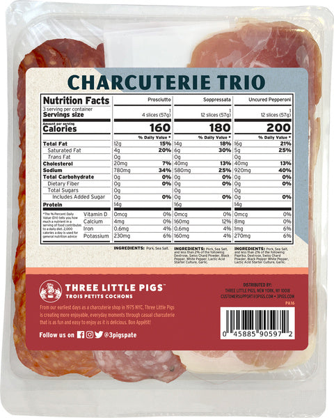 6 OZ-PACK OF CHARCUTERIE TASTING TRIO
