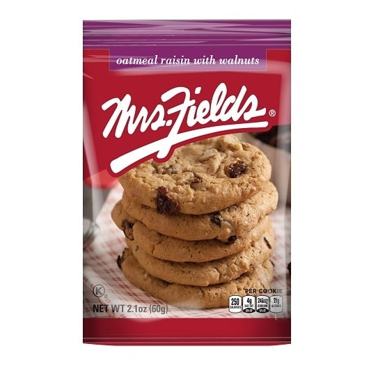 72- PACK OF White Chunk Macadamia Cookie Mrs. Fields, 6 - 12 - 2.1 OZ