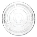1000-PACK OF Lid Flat Vegware 96 Series Compostable Cold Cup Lids with Straw Hole - Eco-Friendly and Clear (Pack of 1000)