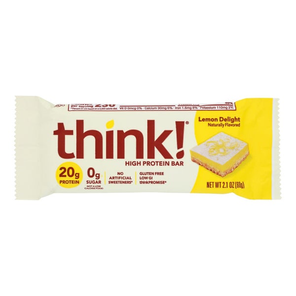 10-PACK OF Snack Bar Lemon Delight Think! 2.1 oz