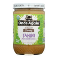 6-PACK OF Sauce Tahini Sesame Organic Once Again 16 oz