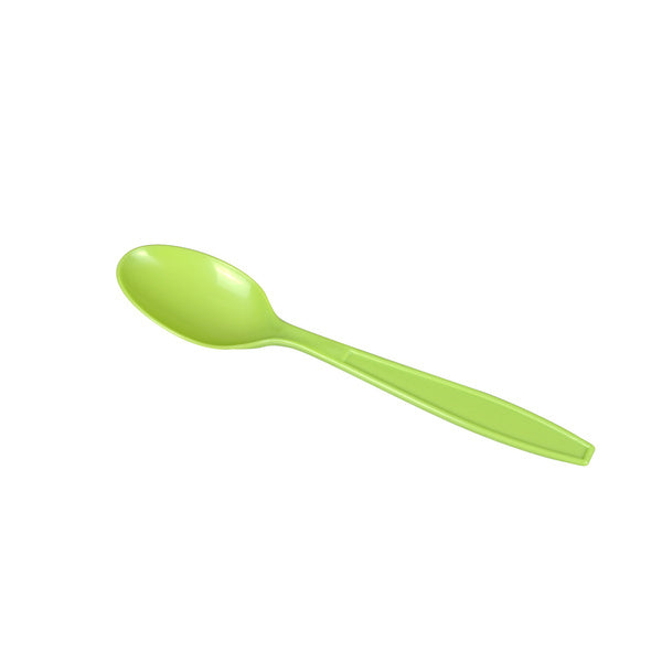 1000-PACK OF Teaspoon Plastic Karat 1,000 ct PP Plastic Extra Heavy Weight Tea Spoons, Green