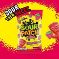 12-PACK OF Strawberry Gummy Candy Peg Bag Sour Patch Kids Candy, 12 - 8 Oz